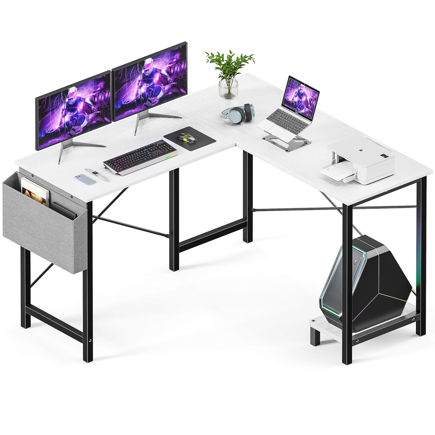HealSmart L Shape Office Desk