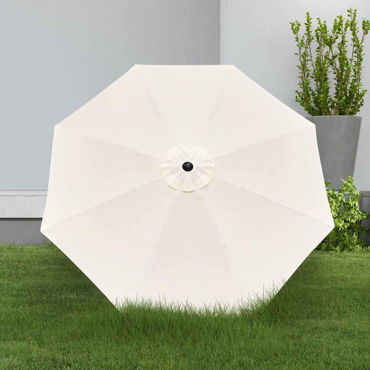 YSSOA Fillable Mobile Offset Patio Base Heavy Duty Market Cantilever Umbrella Stand Square
