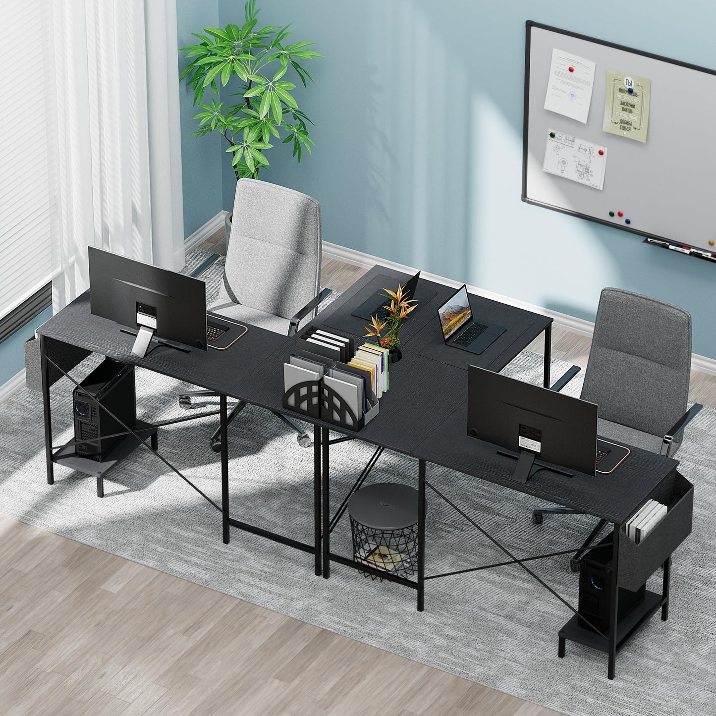 50-Inch Computer Gaming Corner L Shaped Desk, Sturdy Desk