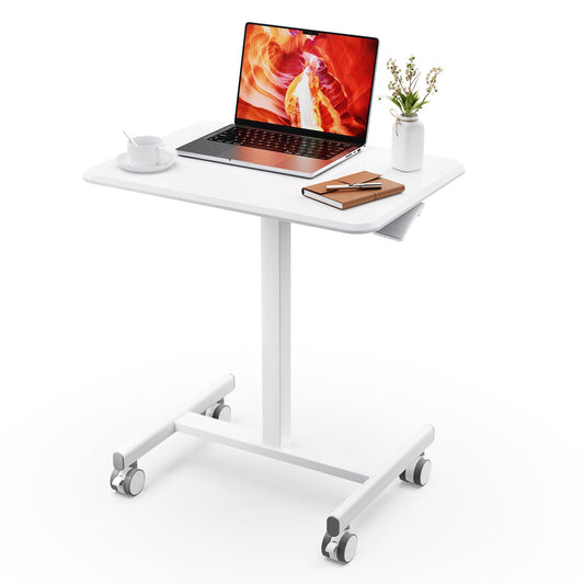 InfiniPower Mobile Small Stading Desk, Computer Workstations Desk