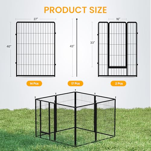 HealSmart Plastic/Metal Dog Playpen