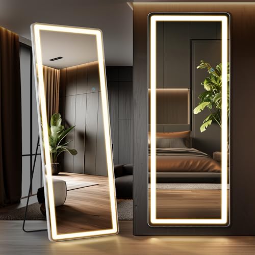 YSSOA Full Length Mirror with LED Lights