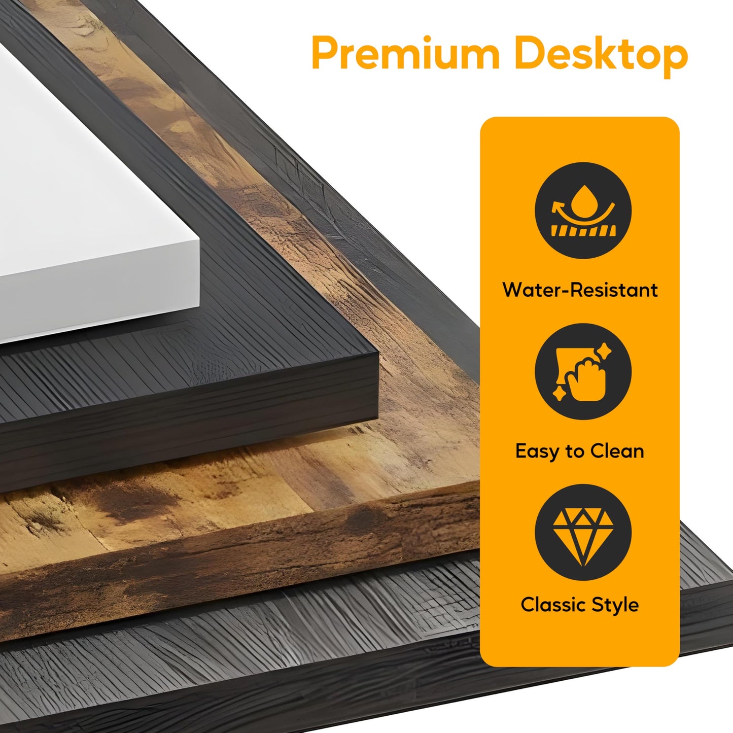 HealSmart L Shape Office Desk
