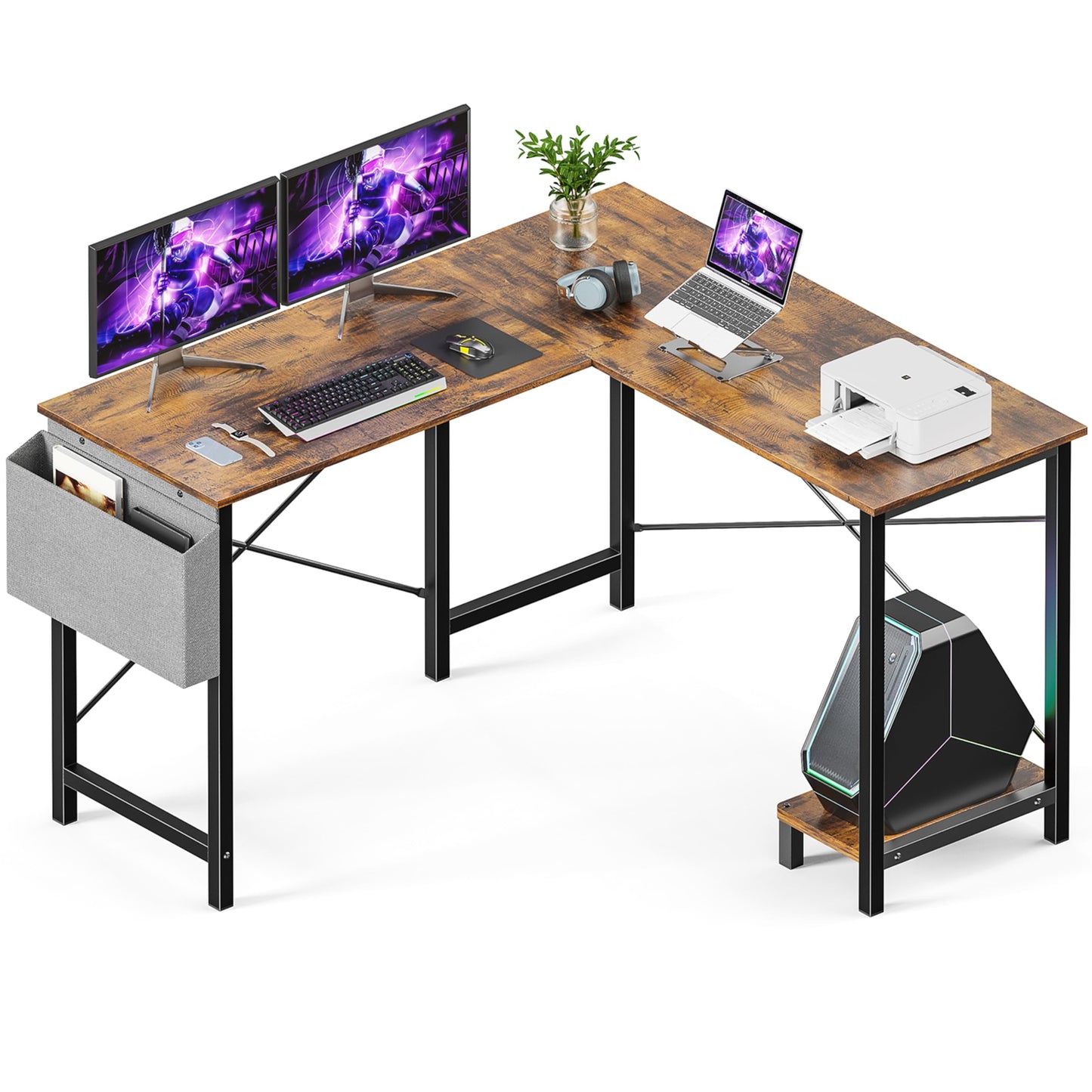HealSmart L Shape Office Desk