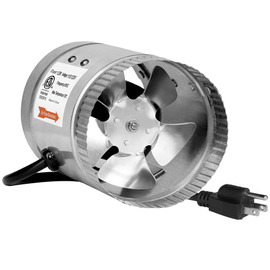 iPower Inline Booster Duct Fan and Speed Adjuster HVAC Controls