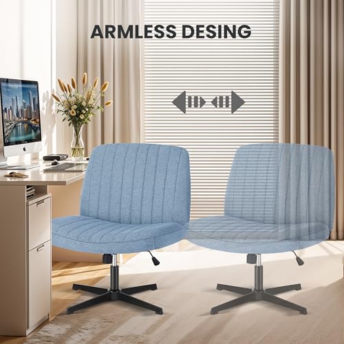 Simple Deluxe Vanity Chair with Back Criss Cross Chair with Back Home Office Desk Vanity Chairs