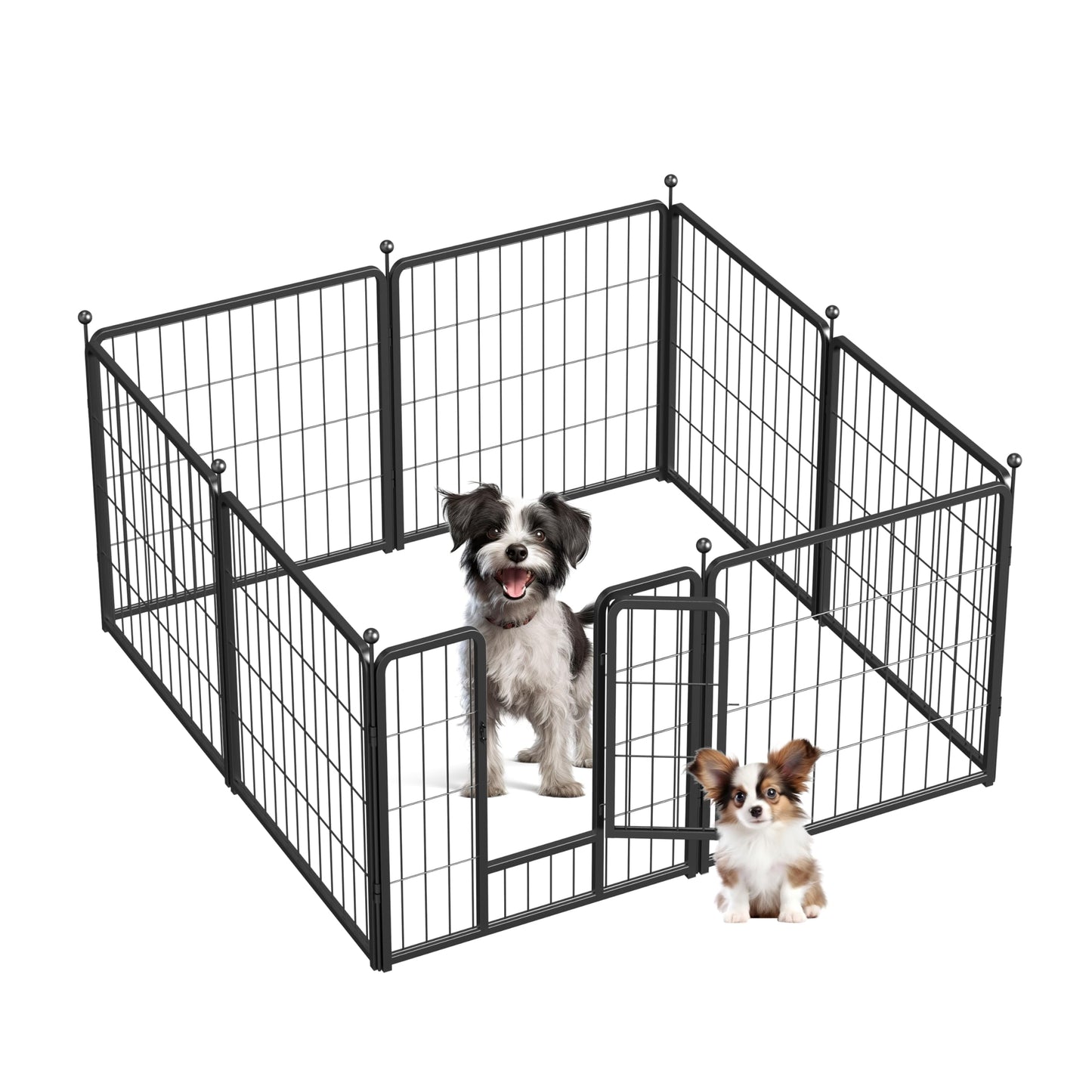 Simple Deluxe Plastic/Metal Dog Playpen