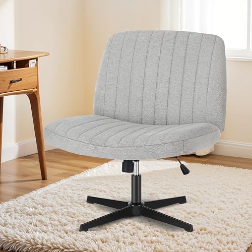 Simple Deluxe Vanity Chair with Back Criss Cross Chair with Back Home Office Desk Vanity Chairs
