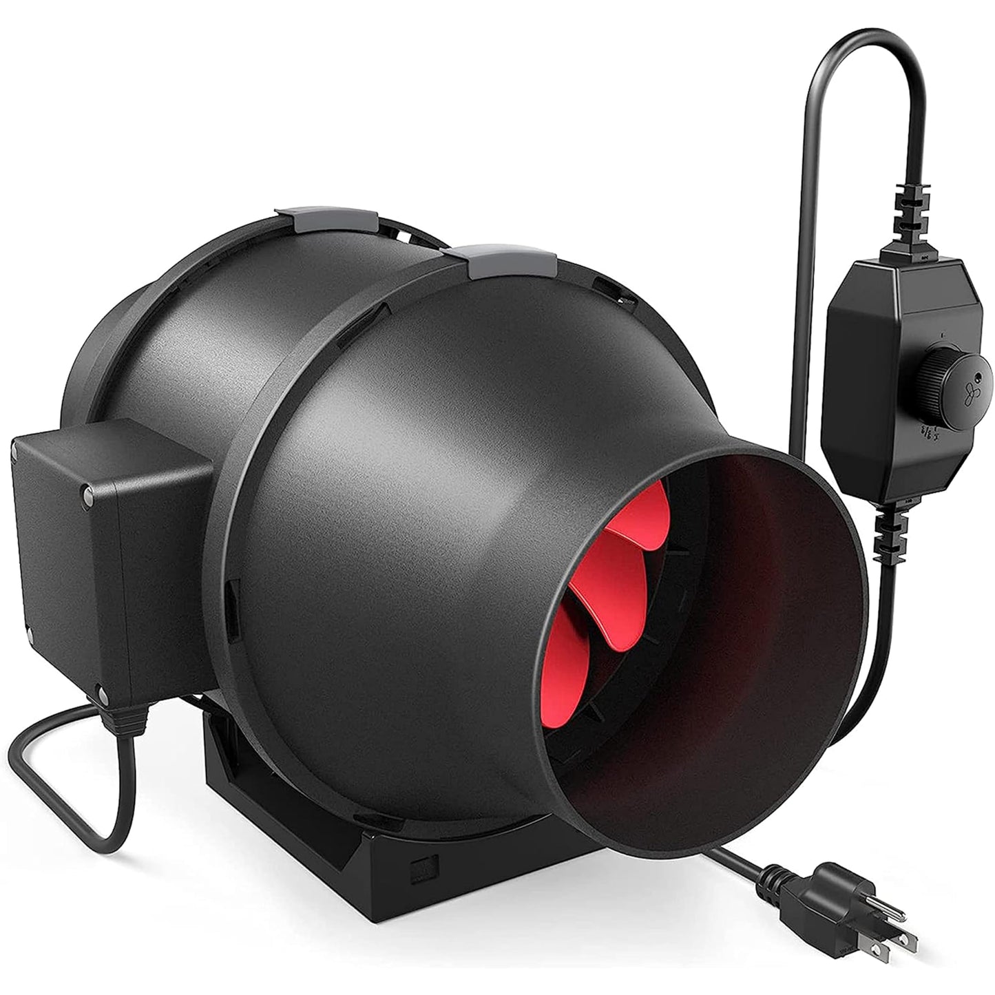 iPower Inline Fan Circulation Vent Blower and Air Carbon Filter Ducting Combo for Grow Tent Ventilation
