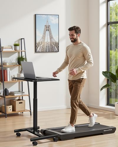 InfiniPower Mobile Small Stading Desk, Computer Workstations Desk