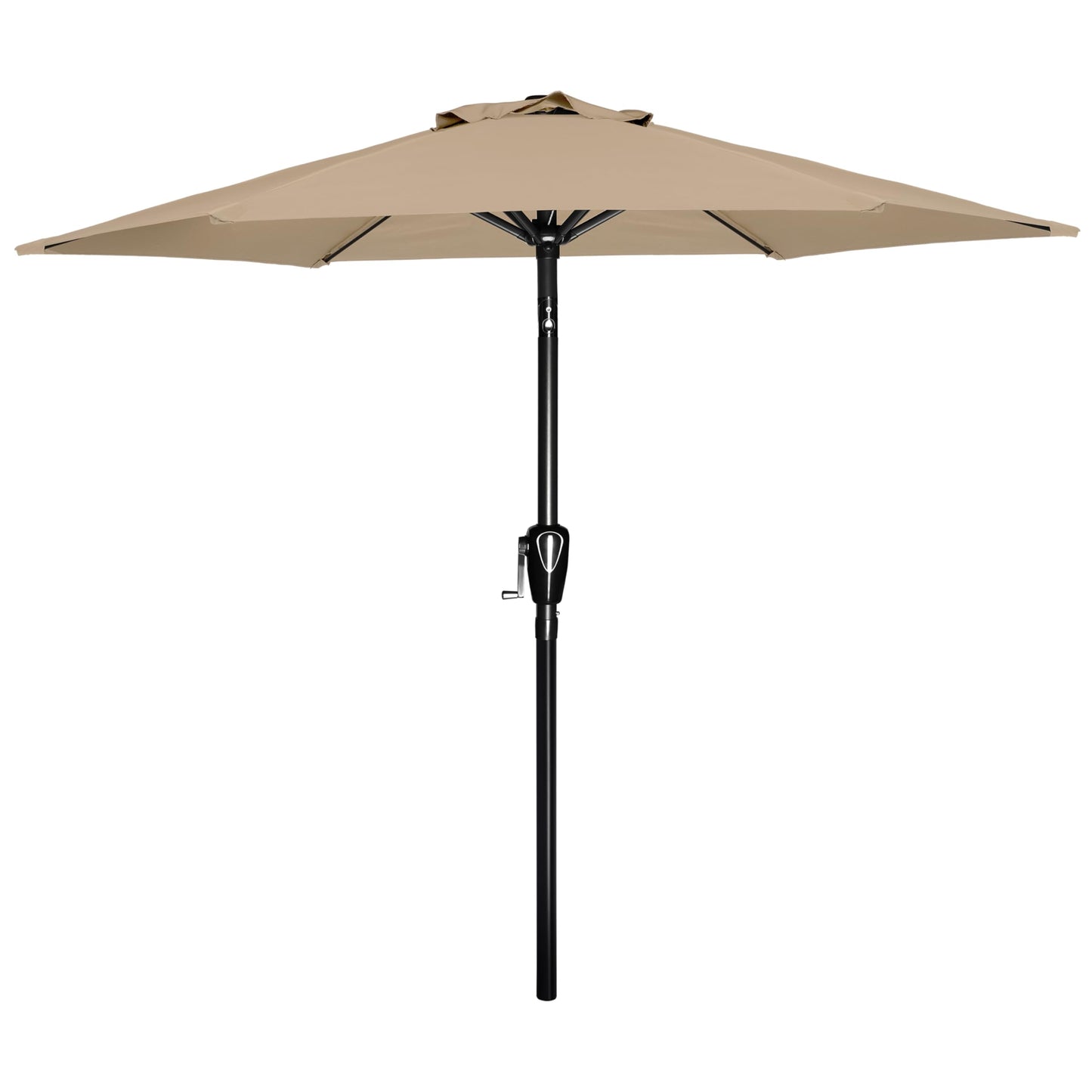 YSSOA Patio Umbrella Outdoor Table Market Yard Umbrella with 6 Sturdy Ribs