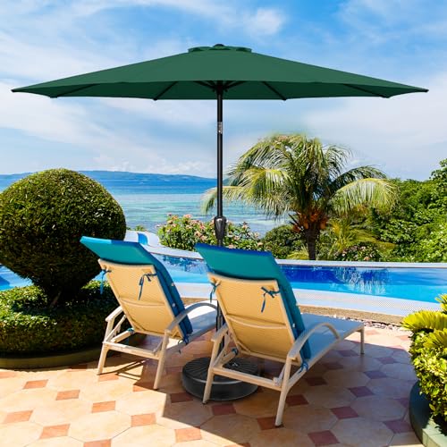 YSSOA Fillable Mobile Offset Patio Base Heavy Duty Market Cantilever Umbrella Stand Square