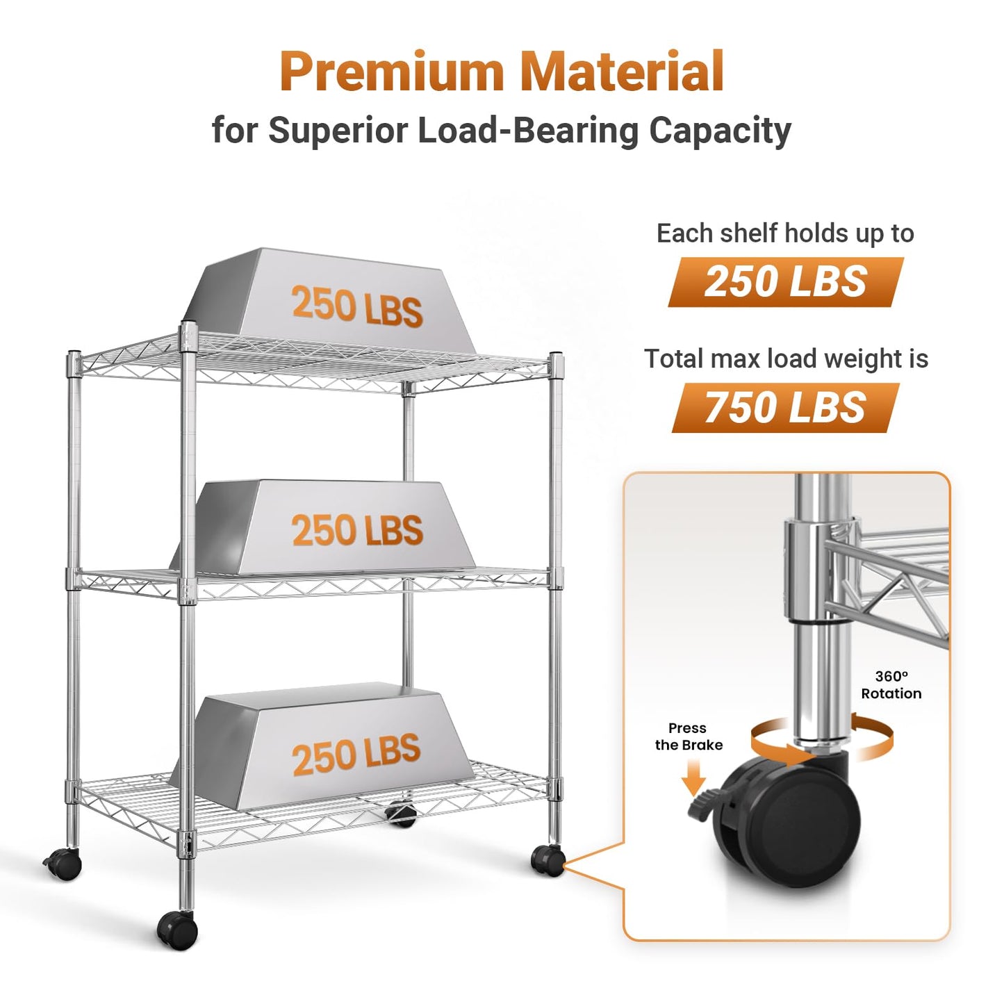 YSSOA Heavy Duty Storage Shelving Unit