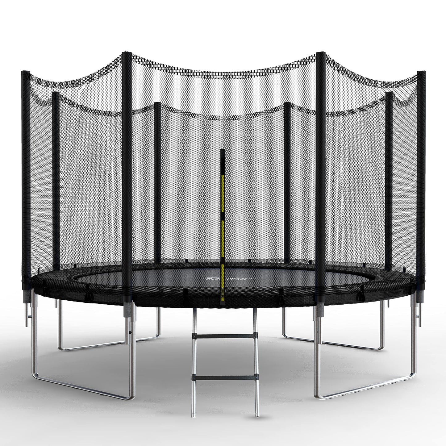 Simple Deluxe Trampoline Recreational Trampolines 40"/48" Mini Trampoline Fitness / 12FT with Safety Enclosure Net