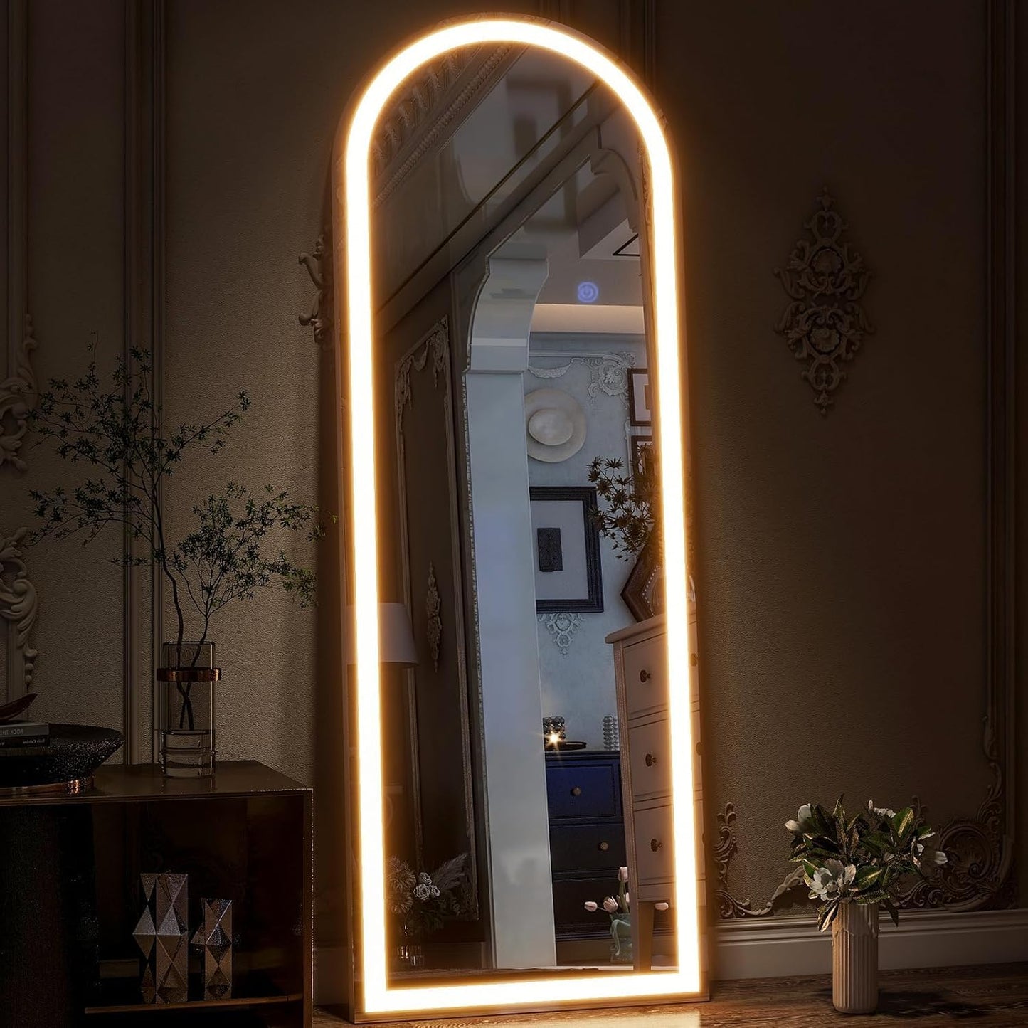 InfiniPower Full Length Mirror with Lights