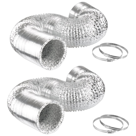 iPower Non-Insulated Flex Air Aluminum Ducting Dryer Vent Hose