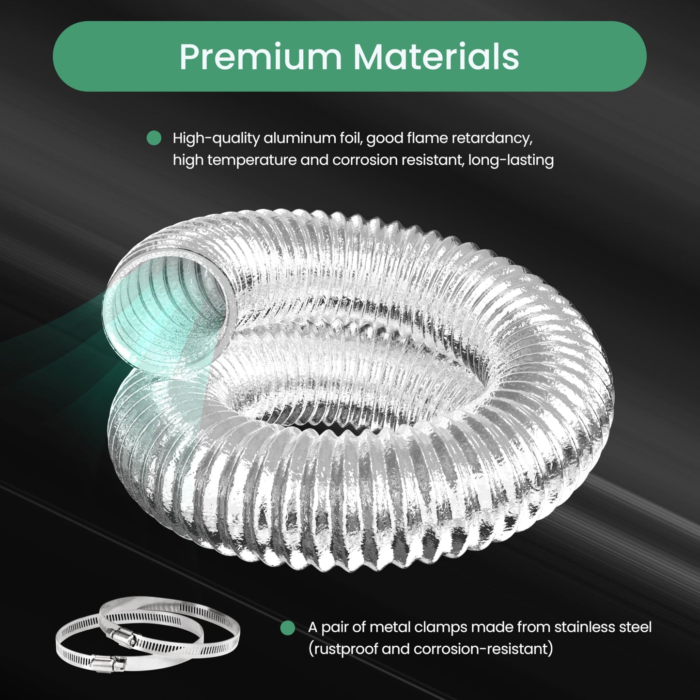 InfiniPower Protection, 25-Feet Long for Heating Cooling Ventilation and Exhaust