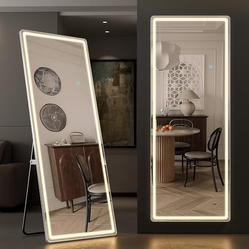 YSSOA Full Length Mirror with LED Lights