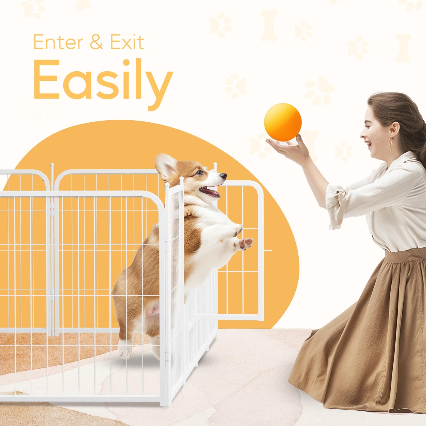 HealSmart Dog Playpen Indoor