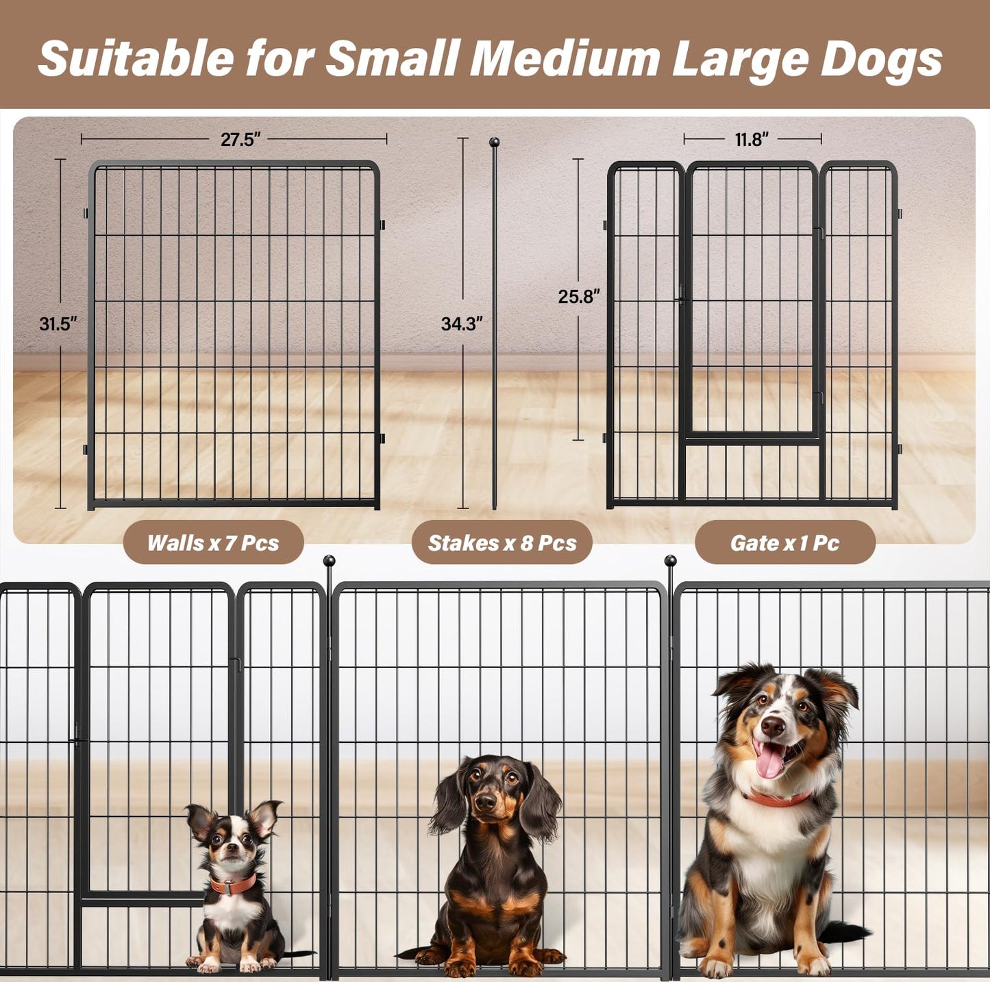 Simple Deluxe Dog Playpen