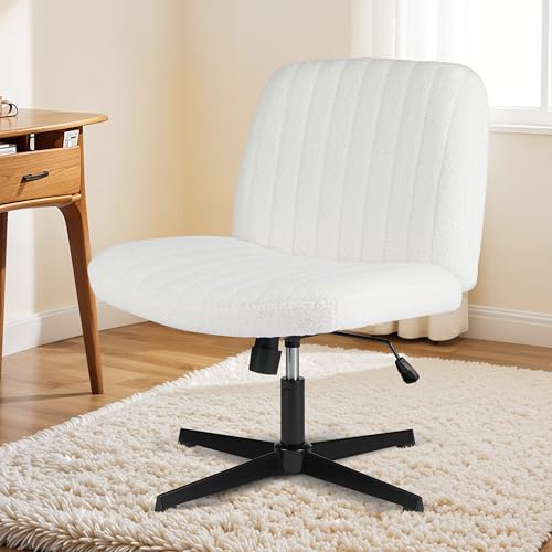 Simple Deluxe Vanity Chair with Back Criss Cross Chair with Back Home Office Desk Vanity Chairs