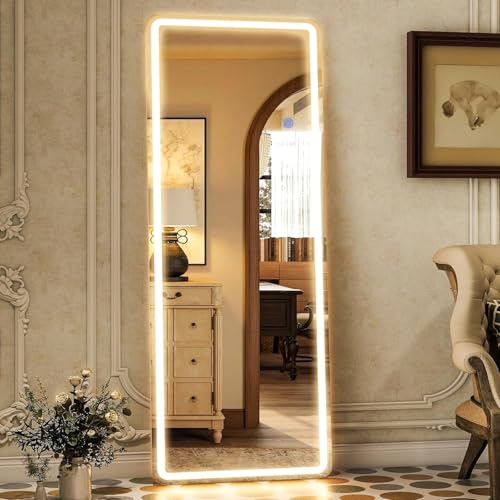 YSSOA Full Length Mirror with LED Lights