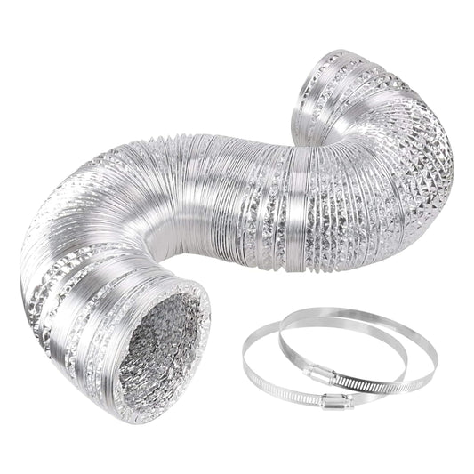 iPower Non-insulated Flex Air Aluminum Ducting