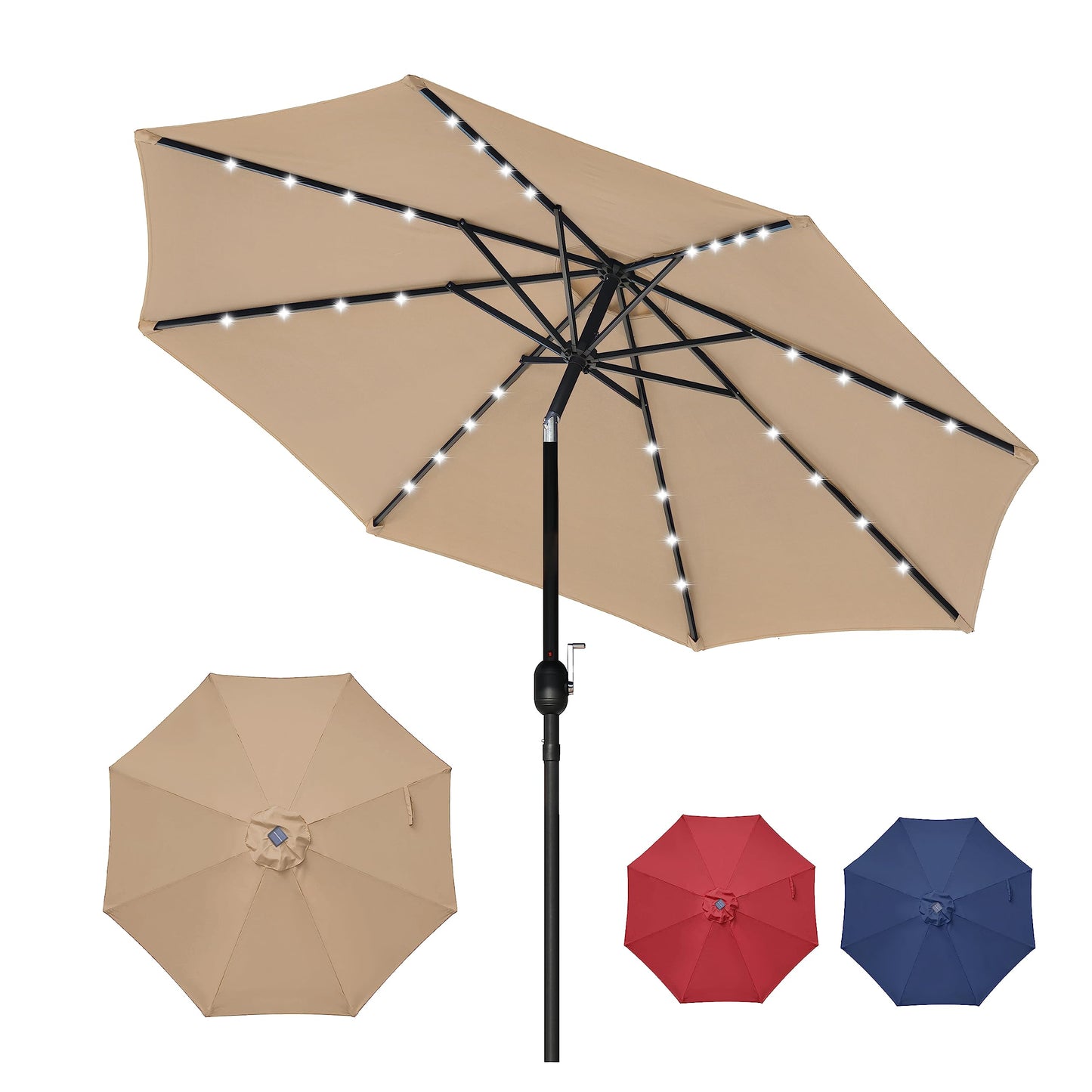 YSSOA Fillable Mobile Offset Patio Base Heavy Duty Market Cantilever Umbrella Stand Square