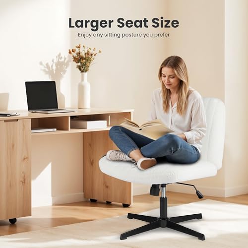 Simple Deluxe Vanity Chair with Back Criss Cross Chair with Back Home Office Desk Vanity Chairs