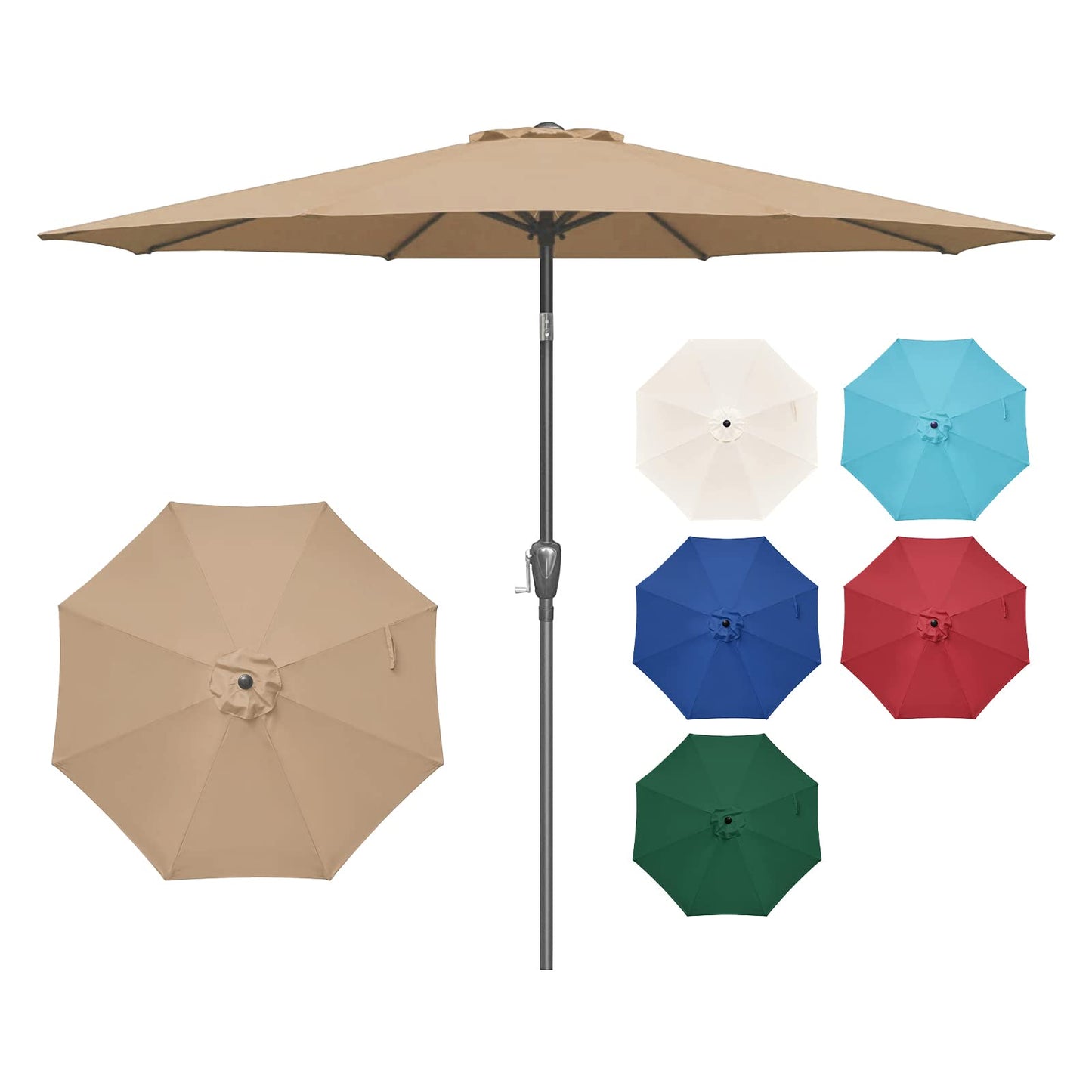 YSSOA Fillable Mobile Offset Patio Base Heavy Duty Market Cantilever Umbrella Stand Square