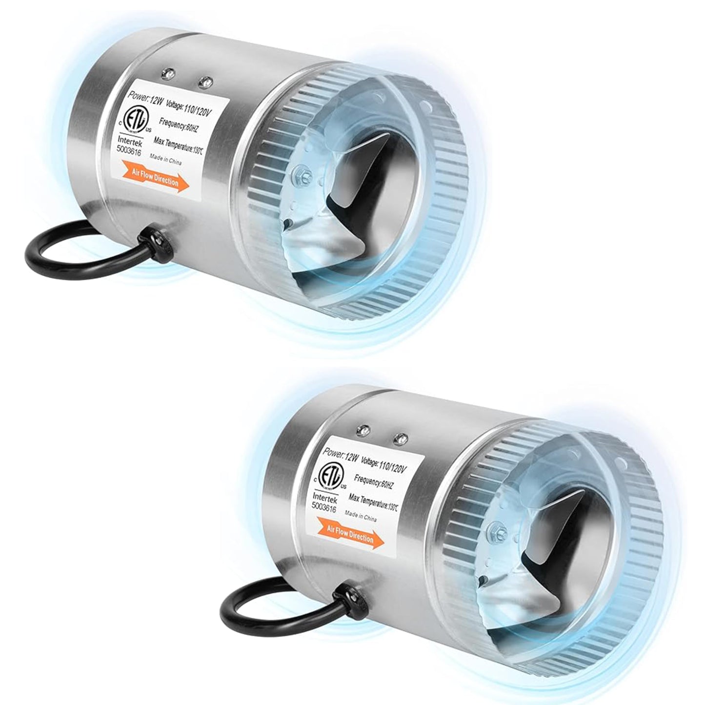 iPower Inline Booster Duct Fan