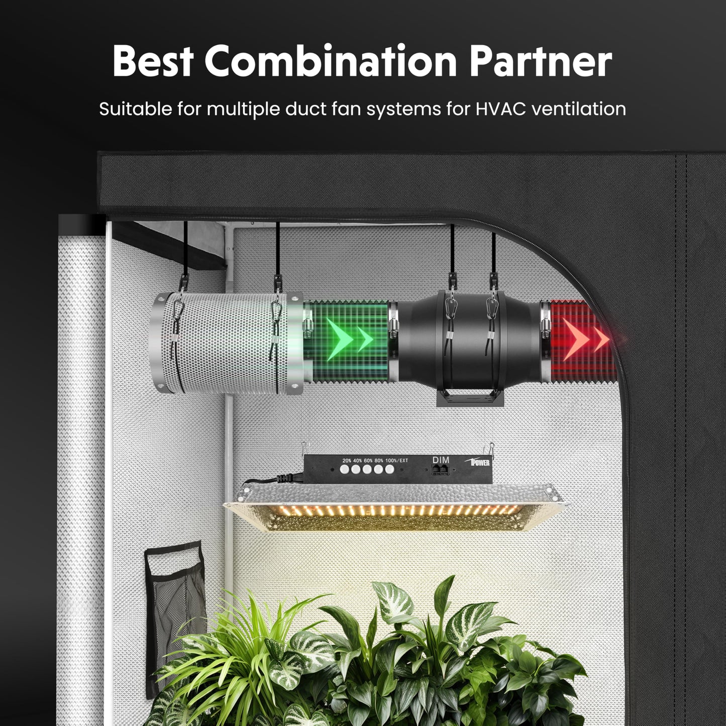 InfiniPower Protection, 25-Feet Long for Heating Cooling Ventilation and Exhaust