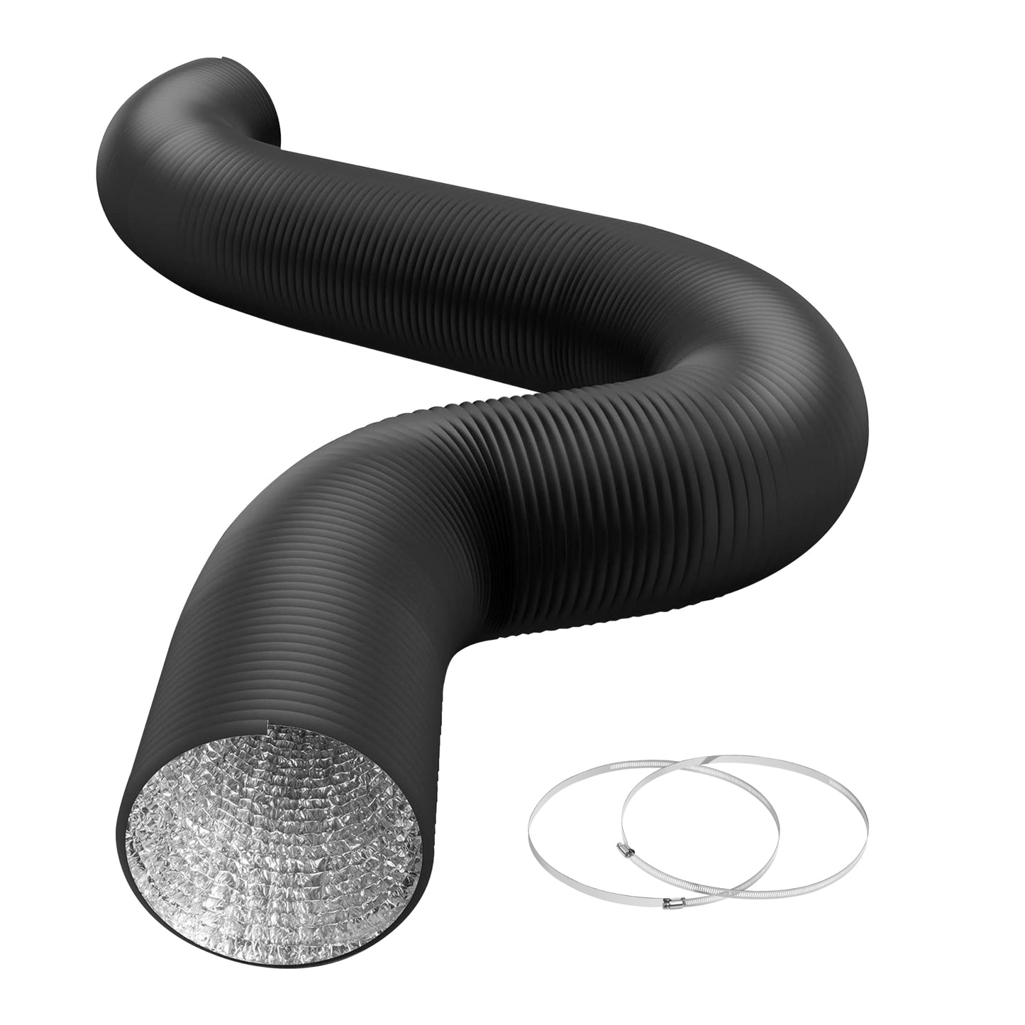 iPower Aluminum Ducting 4 Layer Protection Dryer Vent Hose