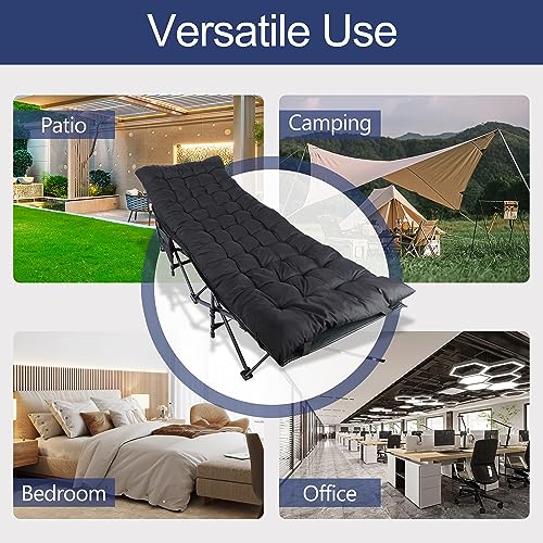 YSSOA Folding Camping Cot with Storage Bag for Adults