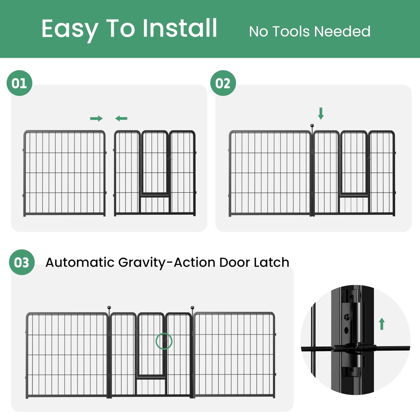 HealSmart Dog Playpen Indoor