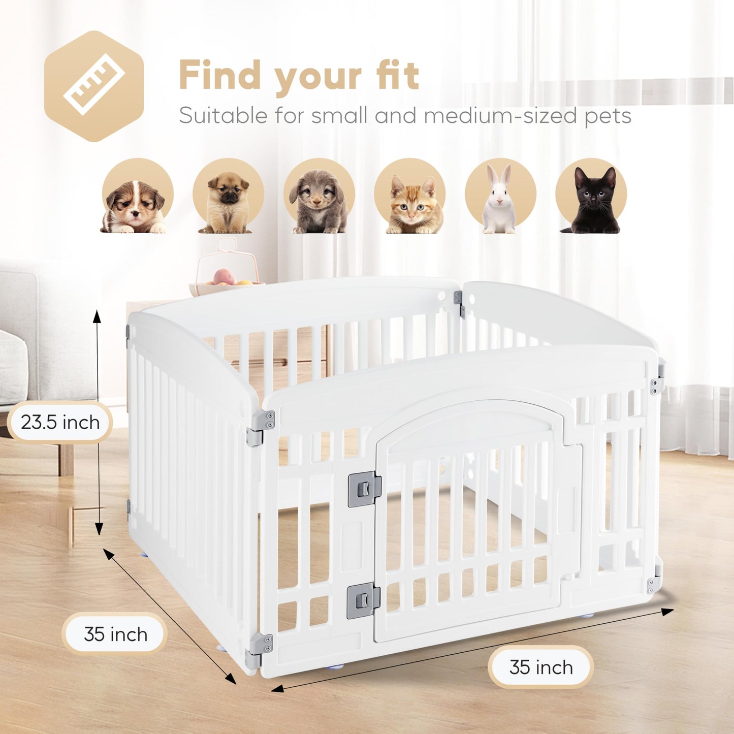 Simple Deluxe Dog Playpen