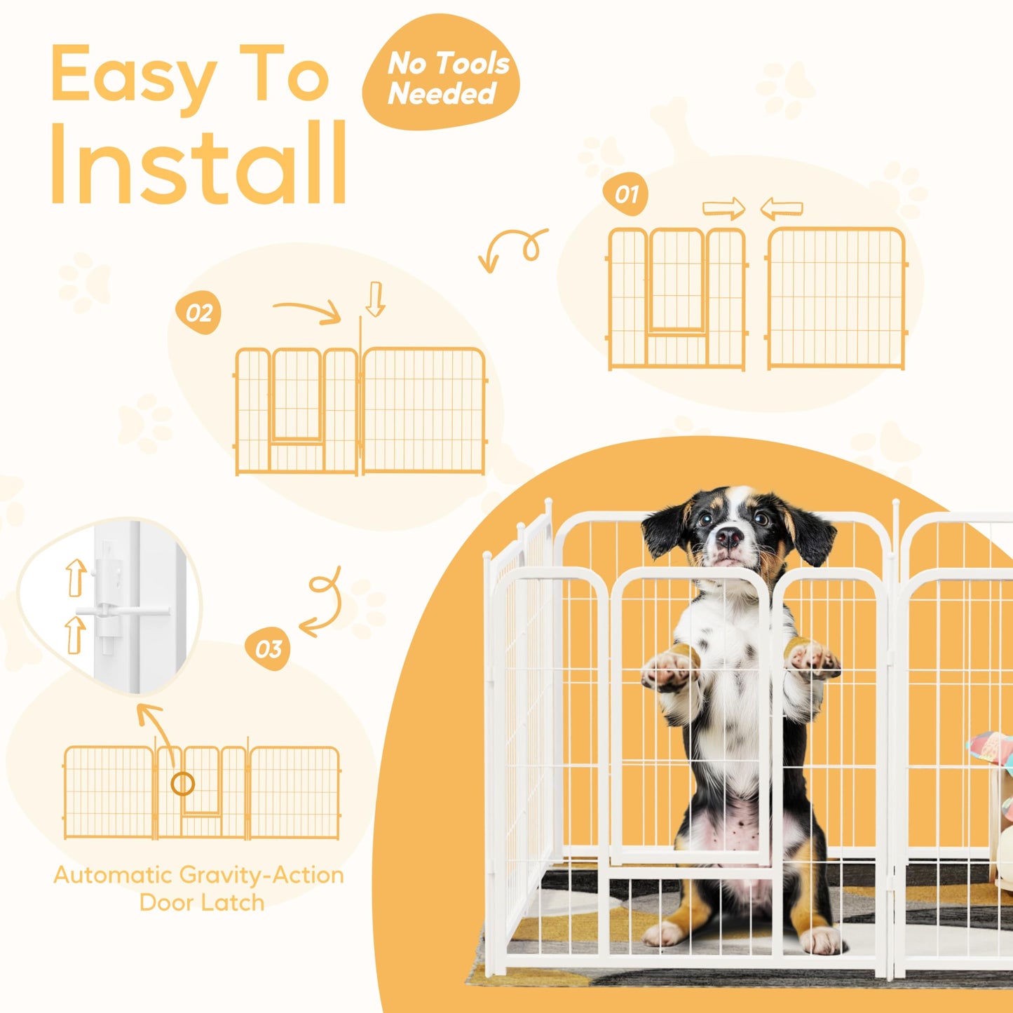 HealSmart Dog Playpen Indoor