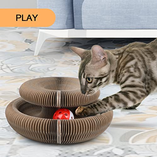 FluffyDream Cat Scratcher Cardboard Lounge Bed